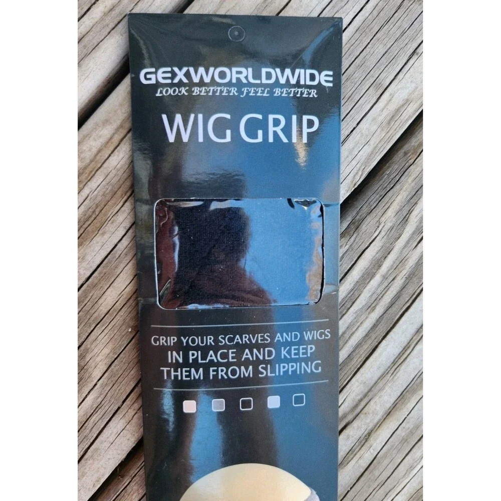 GexWorldwide GEX Wig Grip Band Flexible Velvet Scarf Head Hair Band Dark